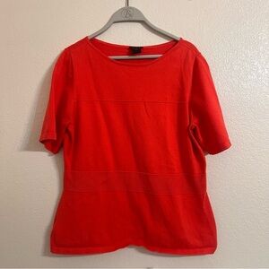 Ann Taylor knit Red Women's Top xl blouse